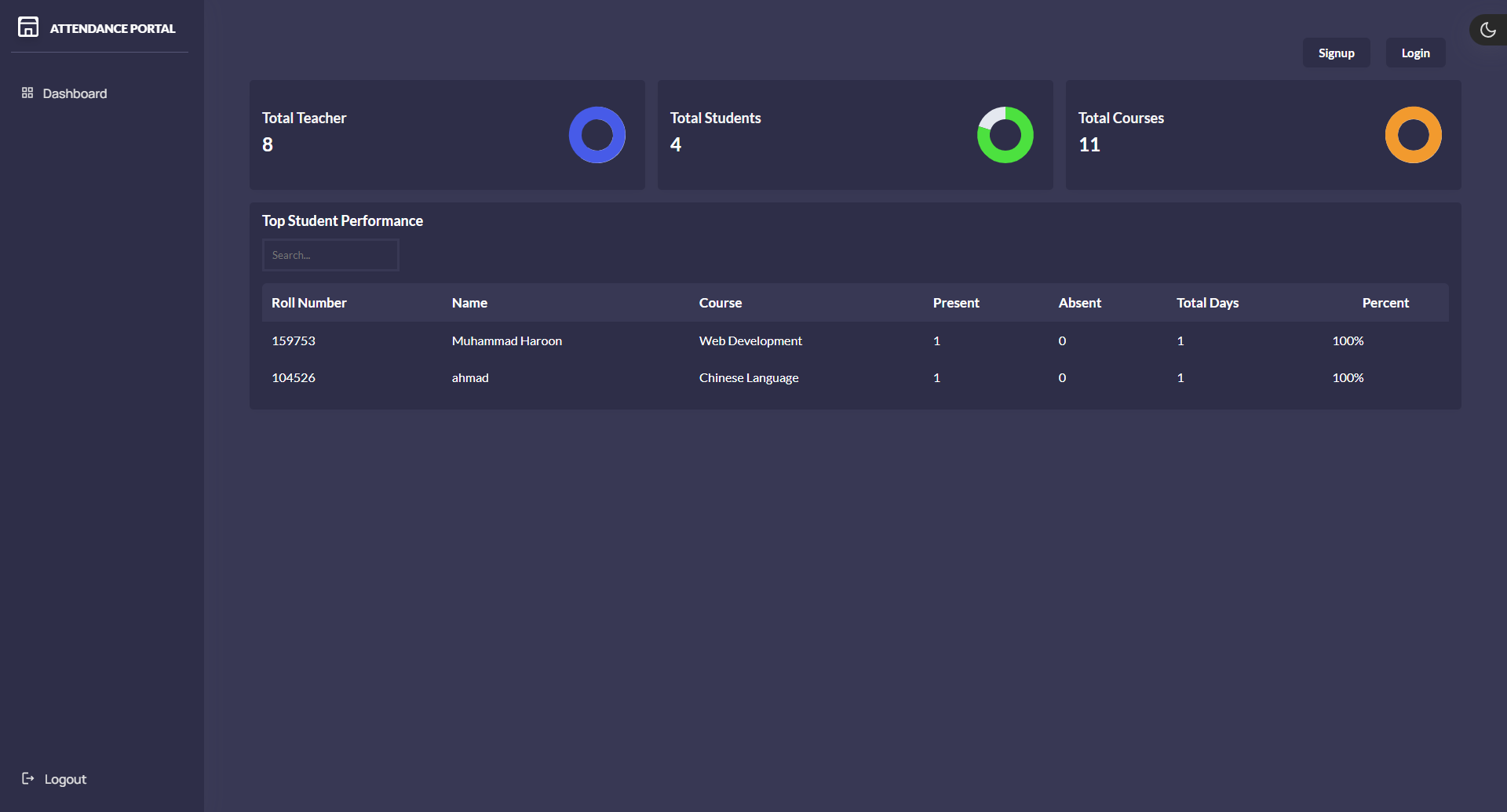 Attendance Management System